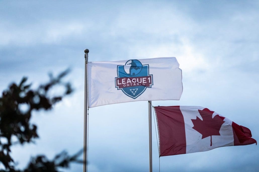 Sports Photography – League1 Ontario Championship Final, Men's Soccer, London FC and Masters FA in Vaughan, Ontario, Canada at Ontario Soccer Centre