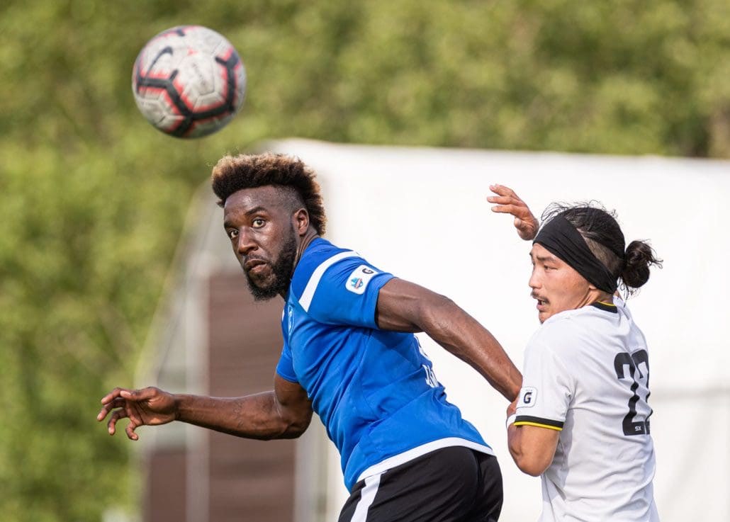 Sports Photography – League1 Ontario Regular Season, Men's Soccer, Durham United FA and Sigma FC in Mississauga, Ontario, Canada at Paramount Fine Foods Centre