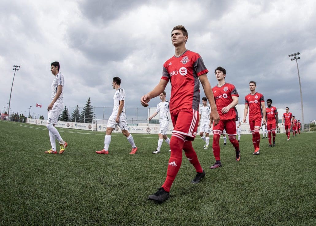 Sports Photography – League1 Ontario Regular Season, Men's Soccer, Windsor TFC vs. OSU Force in Toronto, Ontario, Canada at Ontario Soccer Centre