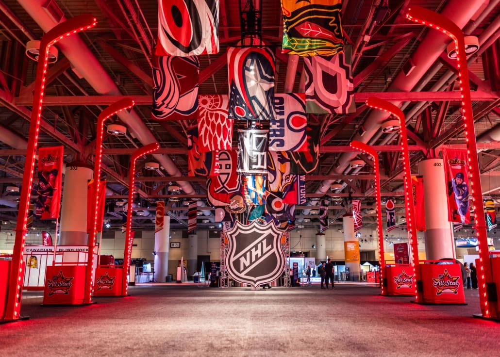 TORONTO, ON - Feb 3, 2024: NHL Street during NHL All-Star Weekend at NHL Fan Fair with RCX Sports. (Photo by Kevin Raposo / kevinraposo.com)