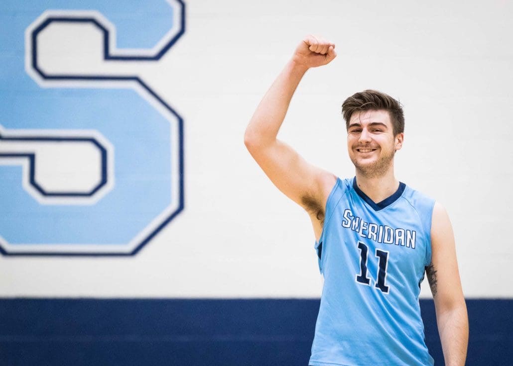 Sports Photography – OCAA Women's and Men's Volleyball, Sheridan Bruins vs. Conestoga Condors in Oakville, Ontario, Canada