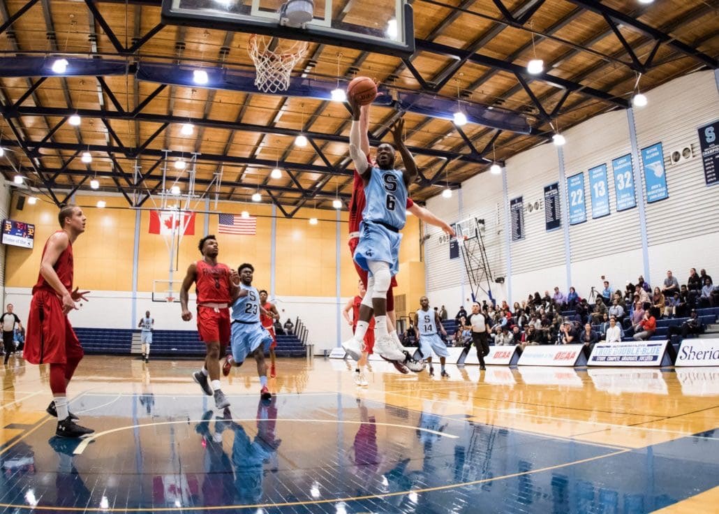 OCAA Men's and Women's Basketball - Sheridan vs. Fanshawe, photographed by Kevin Raposo