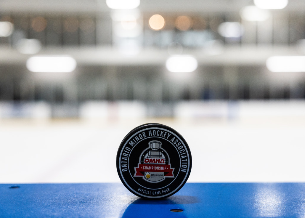 Ontario Minor Hockey Association championship action at Sixteen Mile Sports Complex in Oakville on March 29, 2026