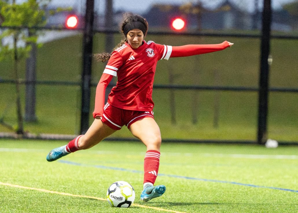 Ontario Premier League soccer action between Unionville Milliken and Rush Canada Academy on May 23, 2026 at Sixteen Mile Sports Complex in Oakville