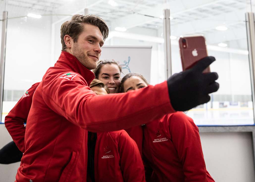 OAKVILLE, ON – Dec. 18, 2019: Skate Canada Motivational Tour for 2020 ISU World Figure Skating Championships.