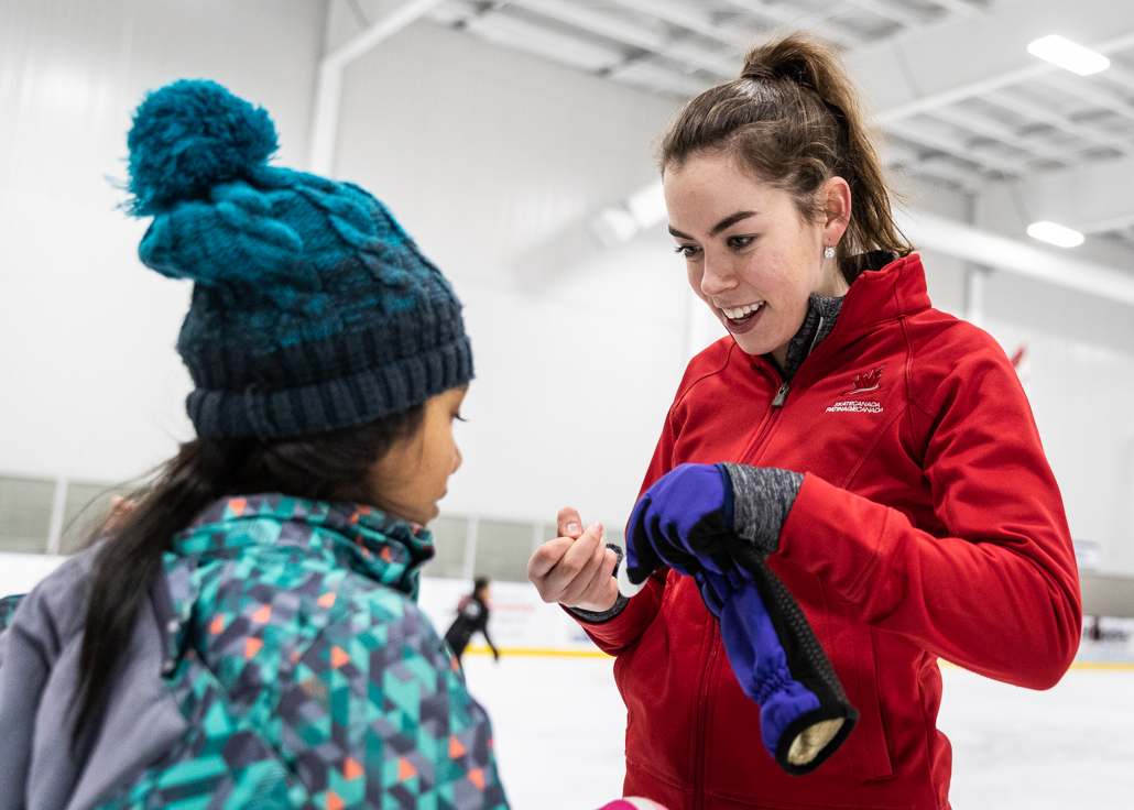 OAKVILLE, ON – Dec. 18, 2019: Skate Canada Motivational Tour for 2020 ISU World Figure Skating Championships.