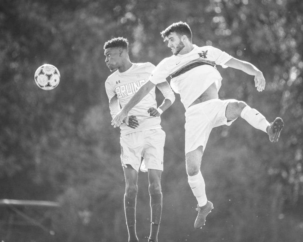 Ontario Colleges Athletic Association game between the Sheridan Bruins and the Conestoga Condors/Humber Hawks